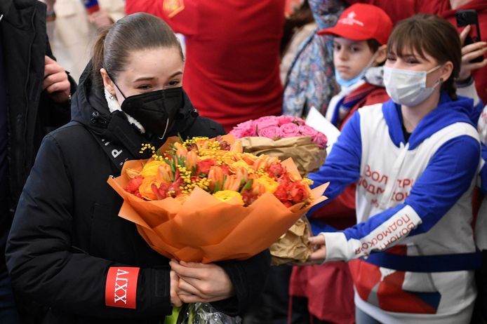 Kamila Valieva is terug in Rusland.