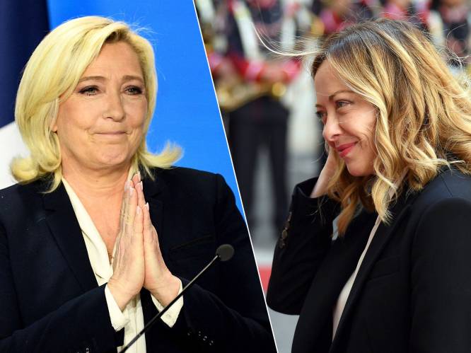 “Kans niet laten liggen” Vormen Le Pen en Meloni binnenkort ex­treem-recht­se supergroep in Europees Parlement?