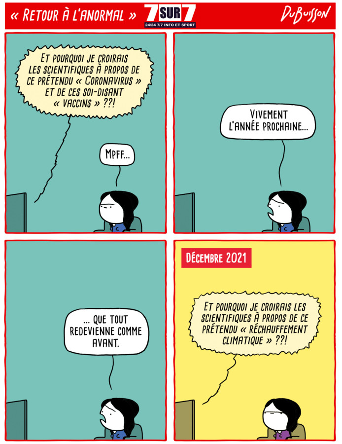 “Retour à l’Anormal”, lundi 14 décembre