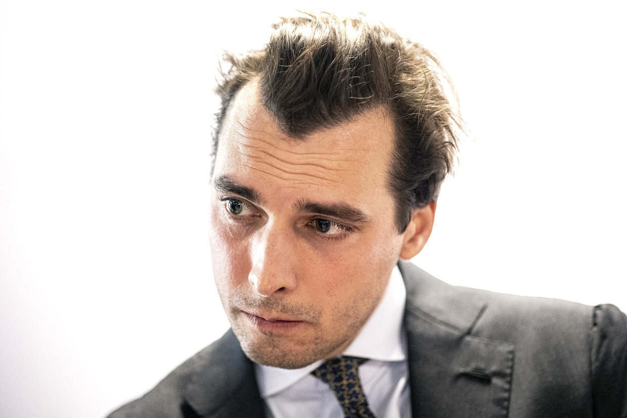 Democracy Forum leader Terry Baudt during a signing session for his book Het Coronabedrog in RAI.  Image ANP / ANP