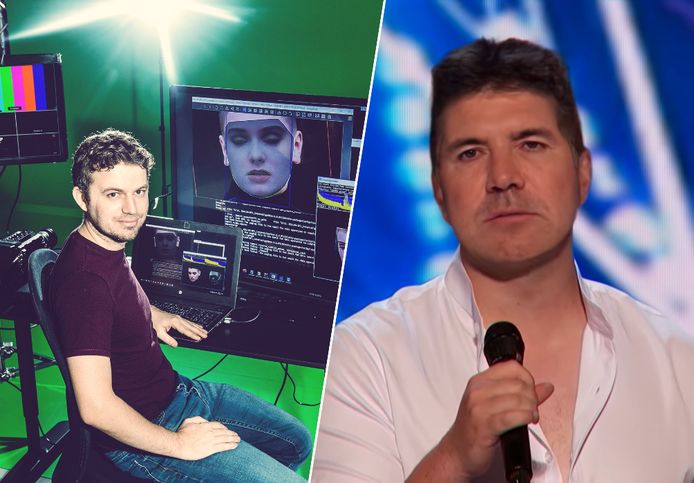 Chris Umé verbaasde in 'America's Got Talent' met een deepfake van jurylid Simon Cowell