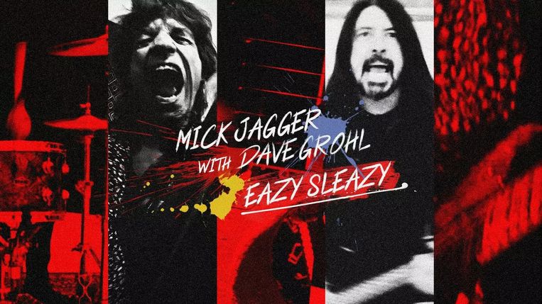Jagger en Grohl Beeld YouTube