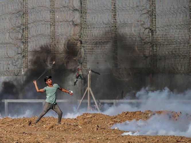 Tientallen Palestijnen gewond bij protesten in Gaza