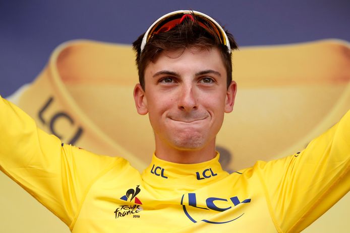 Giulio Ciccone is de nieuwe geletruidrager in de Tour de France.