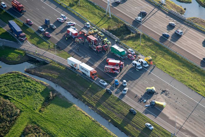 Op de A2 bij Breukelen vielen een week geleden drie doden bij een aanrijding. Ook raakte een persoon gewond.
