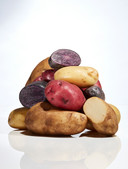 Verschillende soorten aardappelen.