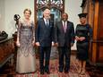 Filip en Mathilde tijdens het staatsbanket met president Cyril Ramaphosa