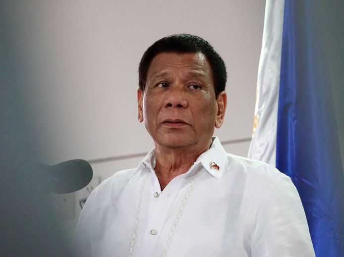 De Filipijnse president Rodrigo Duterte