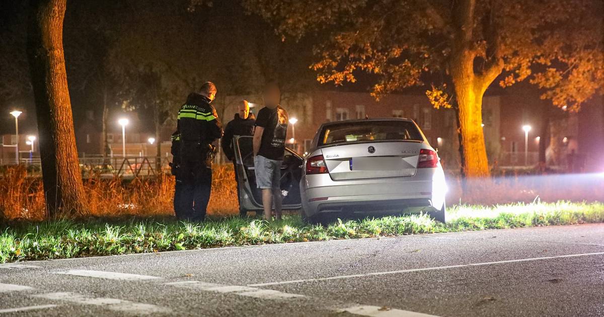 Poolse automobilist verliest controle over auto op Oude Rijksweg in Scheemda en eindigt in de berm