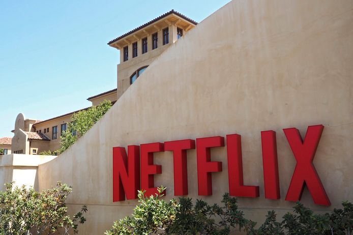Het hoofdkantoor van Netflix in Los Gatos in California (VS).