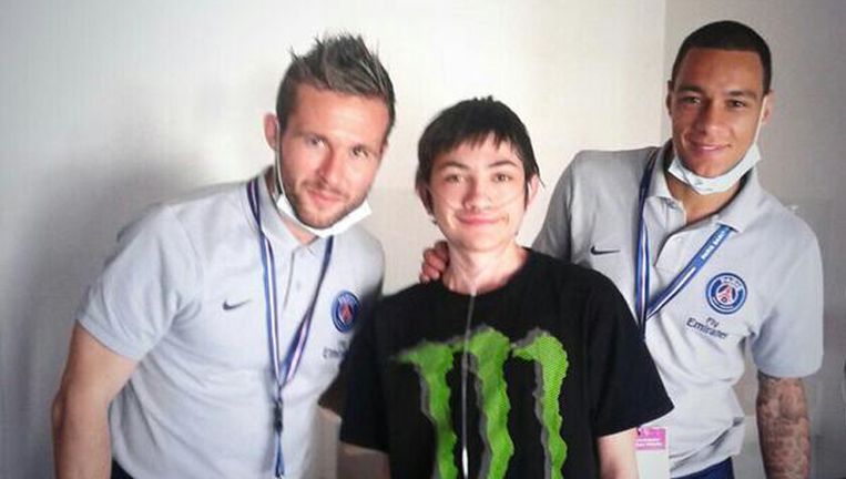 Wijze Les Voor Gregory Van Der Wiel In Kinderziekenhuis Het Parool