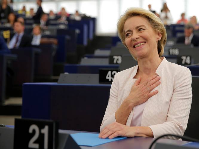 Duitse Ursula von der Leyen nipt tot eerste vrouwelijke Europese Commissievoorzitter ooit verkozen
