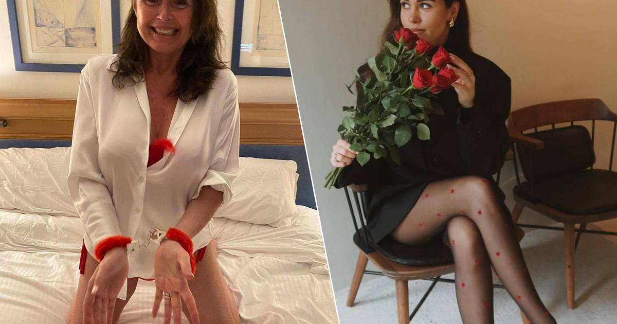 BV 24/7.  Wendy Van Wanten in handcuffs and Sarah Putemans showing off roses: this is how BVs celebrated Valentine's Day |  Ltd