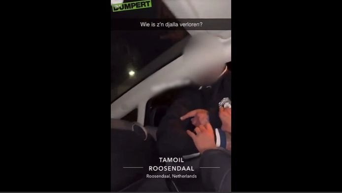Een man wordt op een Snapchat-filmpje meerdere keren geslagen terwijl hij wordt meegesleurd aan een rijdende auto.