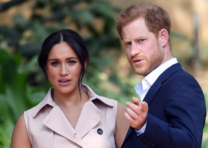 Prins William en Meghan Markle.