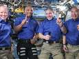Vier astronauten geland op aarde na zes maanden in het ISS