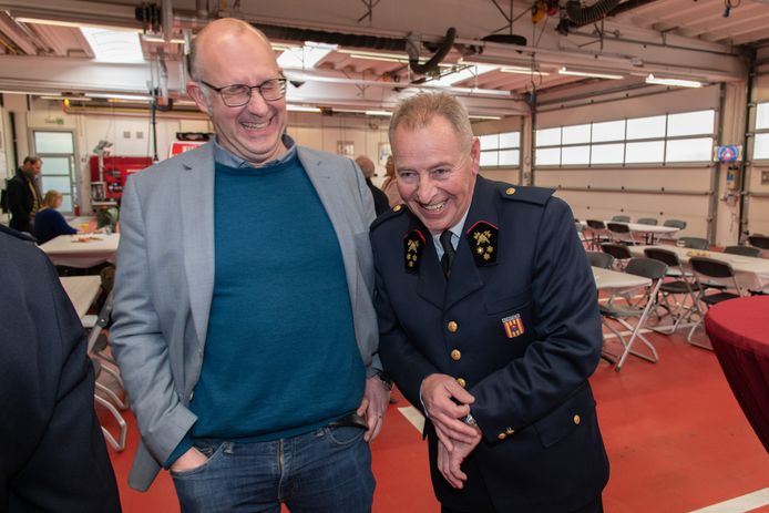 Brandweercommandant Luc Van Hoof gaat met pensioen.