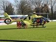Een 9-jarige jongen werd door een traumahelikopter opgehaald op het veld van Roda Boys in Aalst.