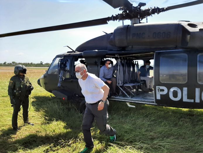 Burgemeester Aboutaleb tijdens de dienstreis naar Colombia.