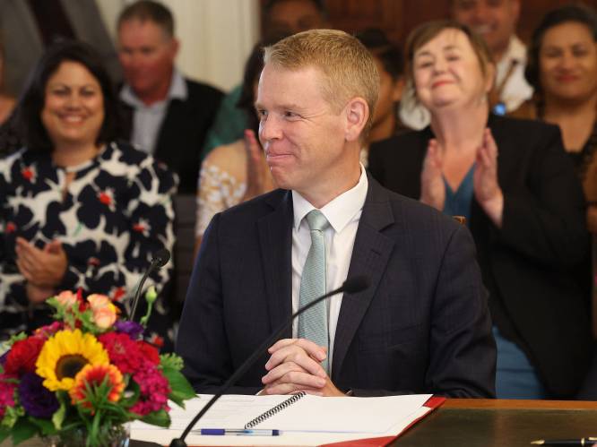 Chris Hipkins officieel ingezworen als premier van Nieuw-Zeeland