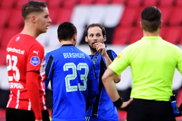 Daley Blind na 1-2 voor Ajax.