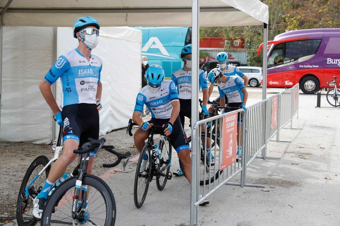 Israel Start Up Nation is op dit moment ook actief in de Vuelta.