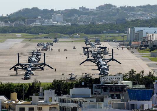 De VS-legerbasis Futenma is de bewoners van Okinawa al langer een doorn in het oog.