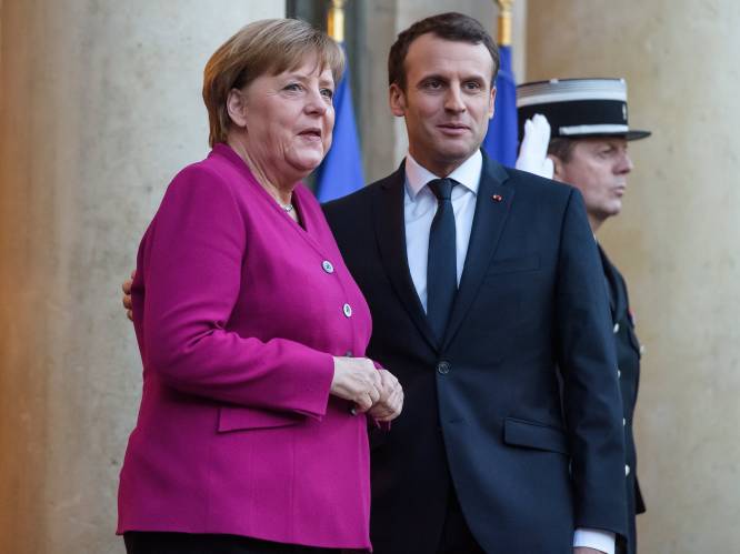 Merkel en Macron willen nieuw Elysée-verdrag om Frans-Duitse banden aan te halen