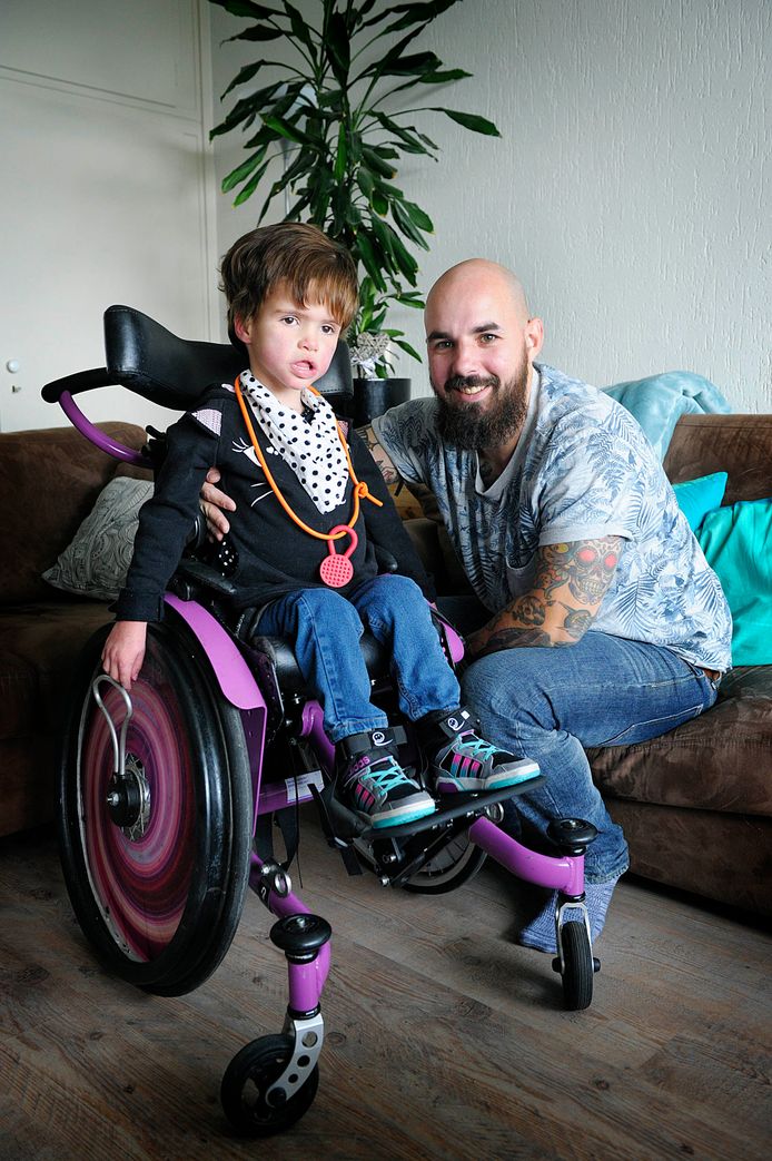 Maurice met zijn dochter Isabelle Verheijden in 2016.
