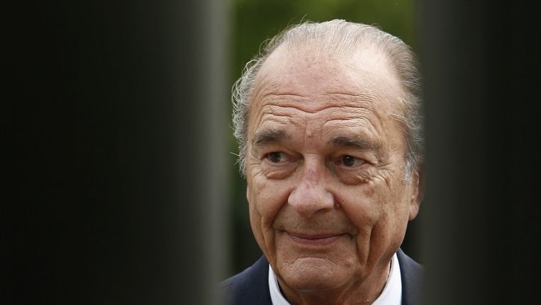 De Franse oud-president Chirac. Beeld getty