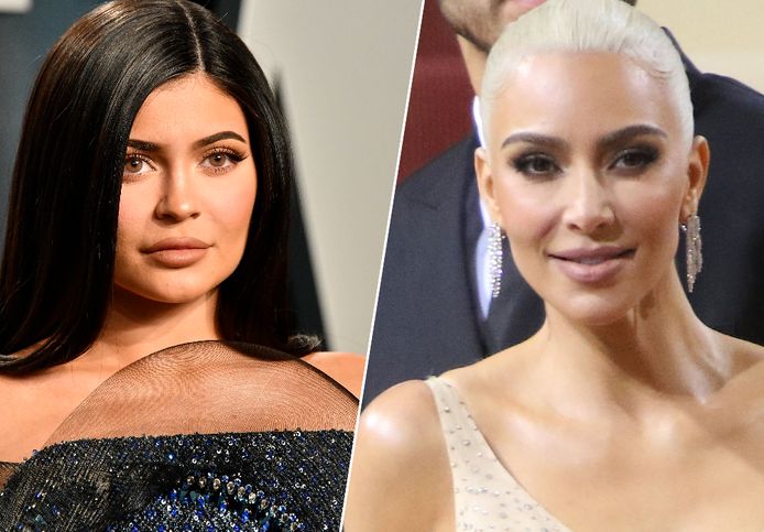 Fotomontage: Kylie Jenner en Kim Kardashian