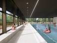 Een impressie van het nieuwe zwembad in Enschede, nog zonder de recreatie