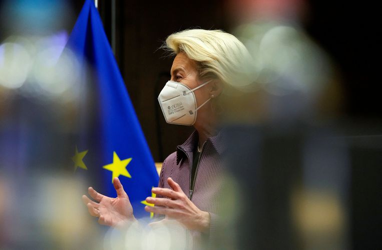 Europees Commissievoorzitter Ursula von der Leyen Beeld REUTERS