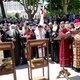 In de orthodoxe kerk vindt de Georgische regering haar bondgenoot