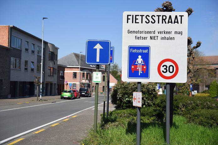 x Fietstraat centrum Haacht.