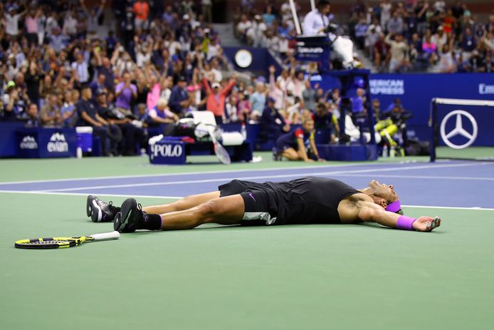 Rafael Nadal heeft álles gegeven om deze finale te winnen.