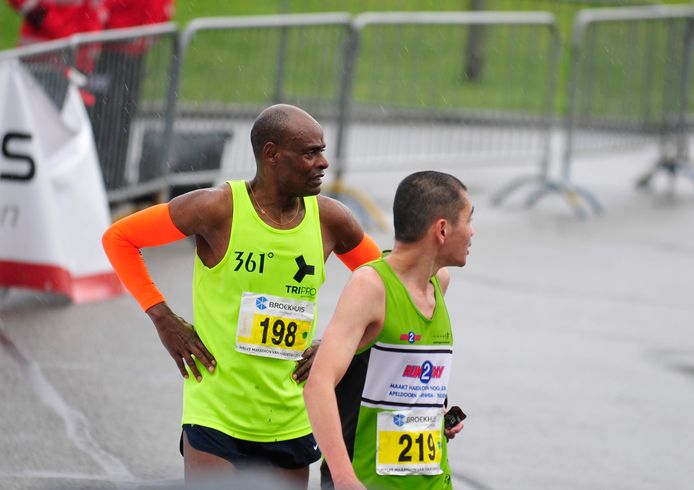 Ontgoocheling bij de deelnemers aan de halve marathon van Harderwijk.