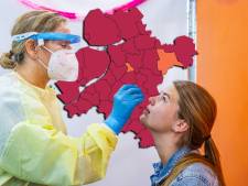 KAART | Recordaantal positieve tests in Oost-Nederland: dik 2800 nieuwe coronagevallen