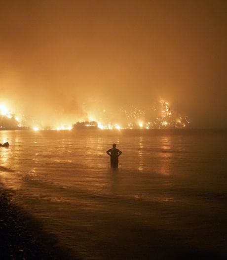 ‘We zijn alleen, ons einde is nabij’, vuurzee teistert Grieks eiland Evia