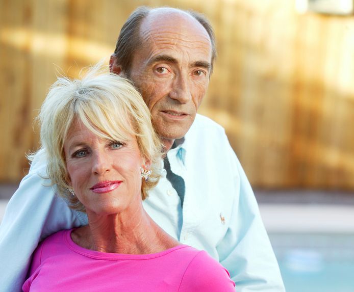 Prinses Marie-Christine en haar man Jean-Paul. Een foto uit 2007.