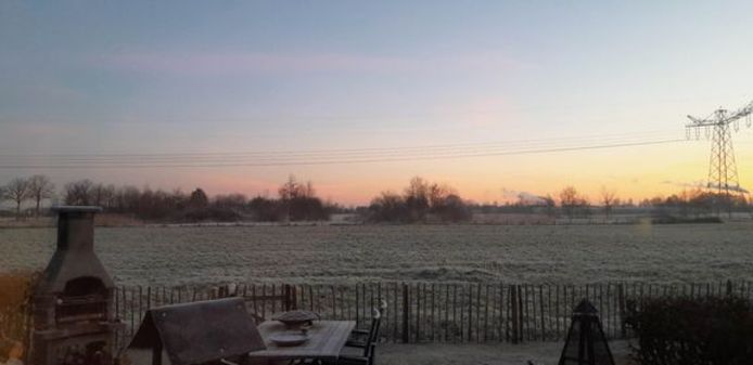 De zonsopgang.