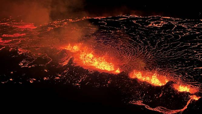 Drie toeristen gewond bij IJslandse vulkaanuitbarsting