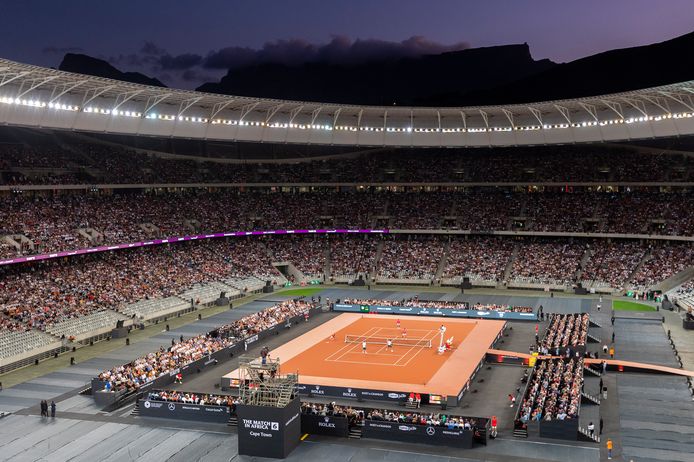 In februari speelde Federer nog een exhibitiewedstrijd met Rafael Nadal.
