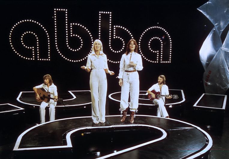 ABBA in vroegere jaren. Beeld AFP