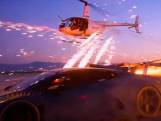 YouTuber laat Lamborghini vanuit helikopter beschieten met vuurwerk