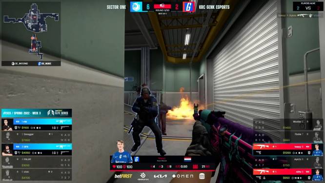 KRC Genk Esports speelt wéér gelijk in Counter Strike-competitie: bekijk hoogtepunten week 3