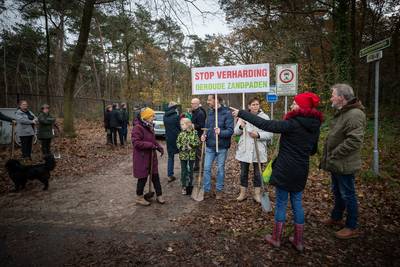 Pad naar De Rooy in Westelbeers symbool voor protestactie: red de oeroude zandpaden