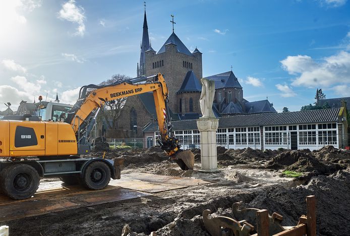 In februari begonnen de voorbereidingen voor de nieuwbouw van het Kloosterkwartier in Veghel.
