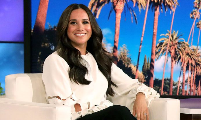 Meghan Markle schuift aan bij Ellen DeGeneres voor een verrassingsinterview.