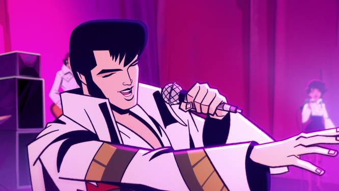 Bloed vloeit rijkelijk in nieuwe Netflix-serie met zanger Elvis als actieheld: ‘Was zijn droom’